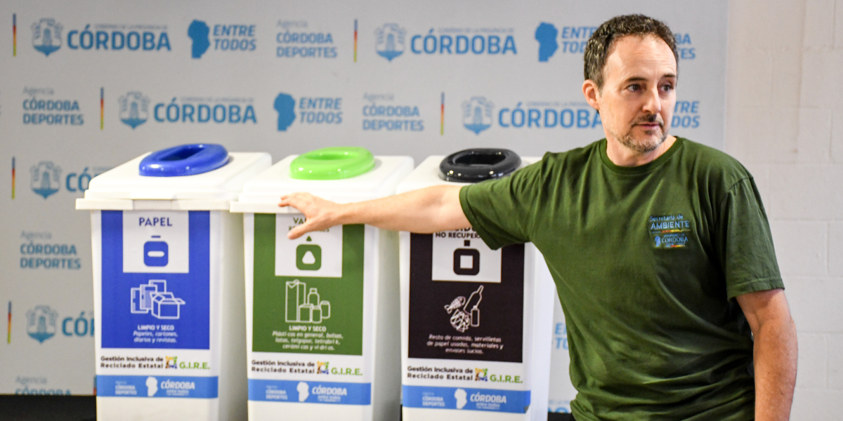 Agencia Córdoba Deportes se suma al  Programa de Gestión Inclusiva de Reciclado Estatal (G.I.R.E.)