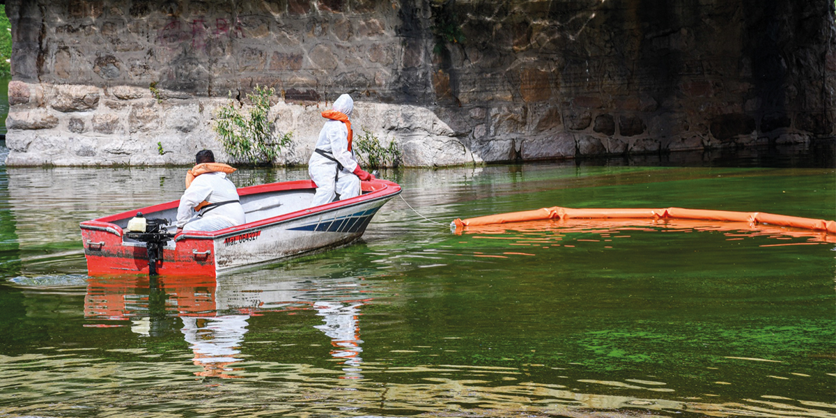 Lago San Roque: Ambiente realiza tareas de remediación para frenar el ingreso de cianobacterias