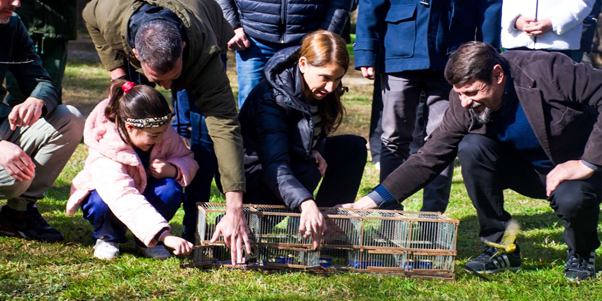 La Reserva Parque Francisco Tau celebró su 82° aniversario con una jornada de forestación y suelta de aves